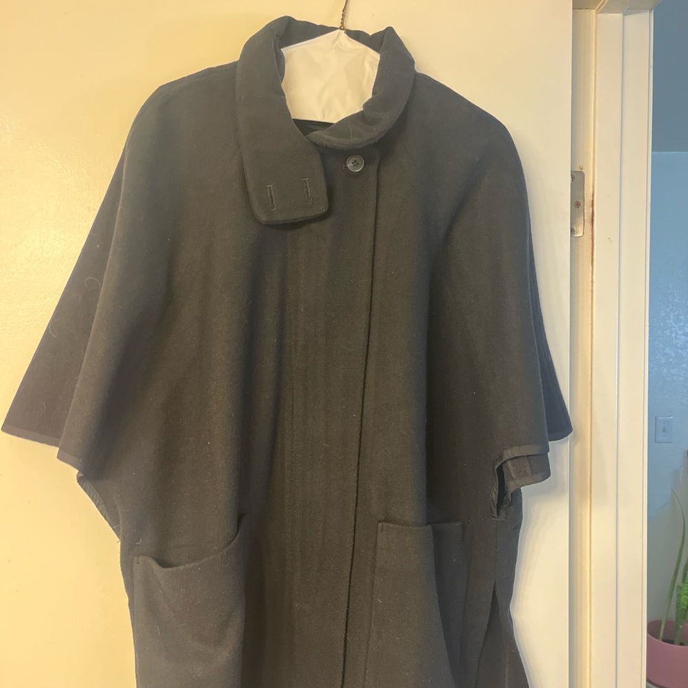 LOFT black Women's Cape Coat